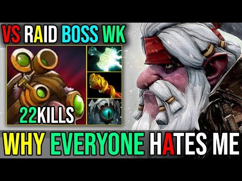 ELECTRIC MACHINE GUN [Sniper] Why Everyone Focus Only Me? Vs Raid Boss WK 7.19 | Dota 2 Highlights
