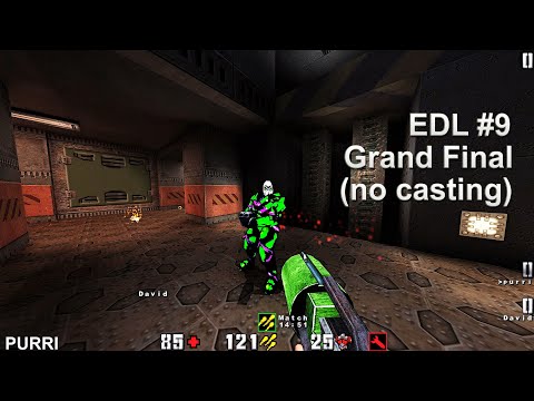 EDL #9 Purri vs David [no.Casting] - Grand Final - Quake2 Duel 4k 60fps