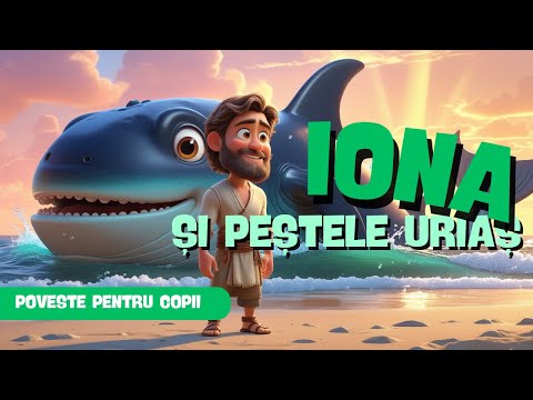 Iona și peștele uriaș | Poveste pentru copii în Limba Română | Poveste Biblică