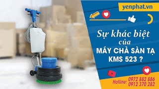 Sự khác biệt của máy chà sàn tạ KMS 523 so với máy chà sàn đơn