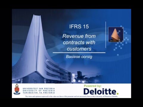 IFRS 15 Revenue Basic Overview (Afrikaans)