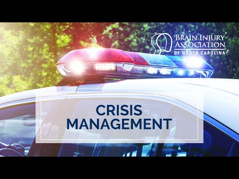 Crisis De-escalation & Management for Individuals with Traumatic Brain Injury (TBI)