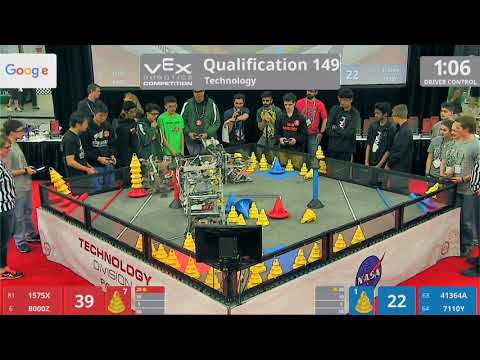 2018 VRC Tech Q149 - 1575X 8000Z vs 41364A 7110Y - 74 to 22