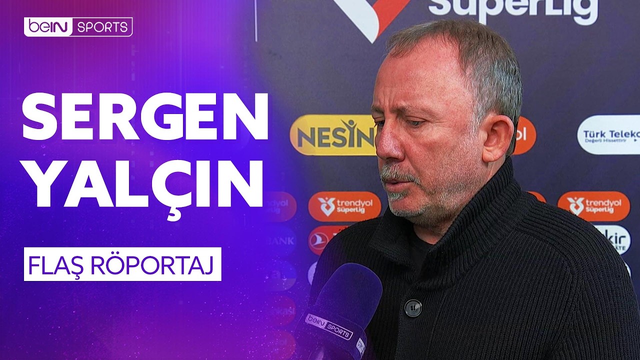 Çaykur Rizespor - Beşiktaş Maç Sonu Teknik Direktör Sergen Yalçın'ın Açıklamaları