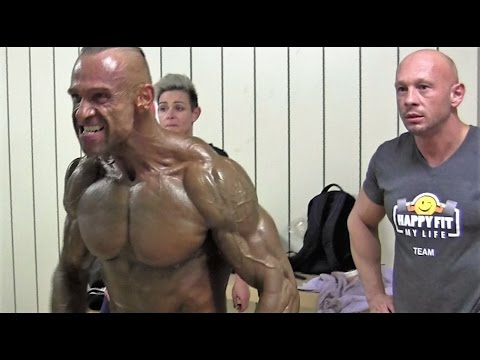 Fitness Winner Gerold Zoidl backstage