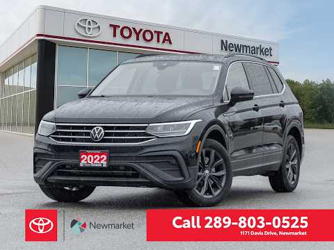 2022 Volkswagen Tiguan Comfortline 4MOTION in Black for sale at Newmarket Toyota in Newmarket, ON