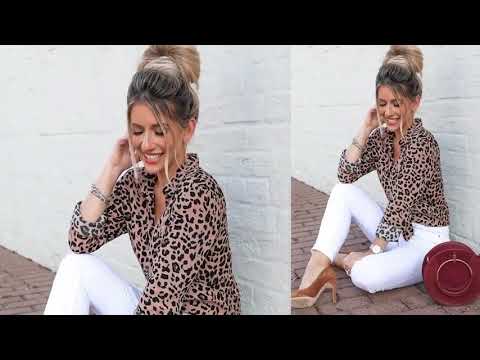 YouTube video about: What color top to wear with leopard print pants?