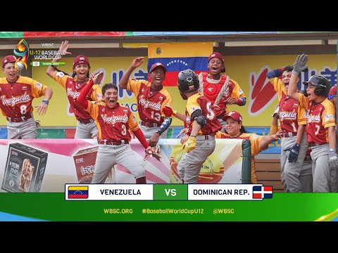 HIGHLIGHTS – Venezuela vs. Dominican Republic – WBSC U-12 Baseball World Cup