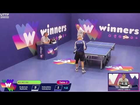 Winners League  13.09.21 Drabchuk Mykhailo - Kolomiiets Volodymyr 11:30