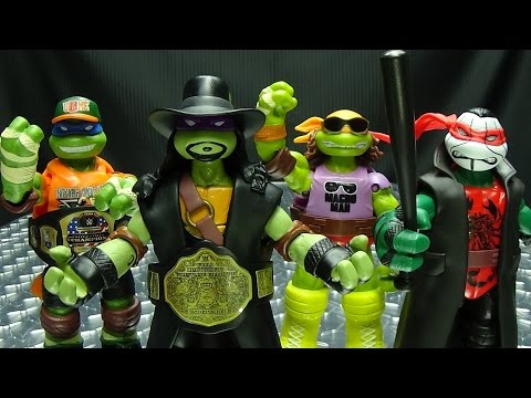 Teenage Mutant Ninja Turtles WWE NINJA SUPERSTARS: EmGo's TMNT Reviews N' Stuff