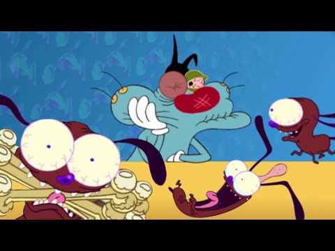 हिंदी Oggy and the Cockroaches 🐶 कुत्ते की देखभाल करने वाला 🐶 Hindi Cartoons for Kids