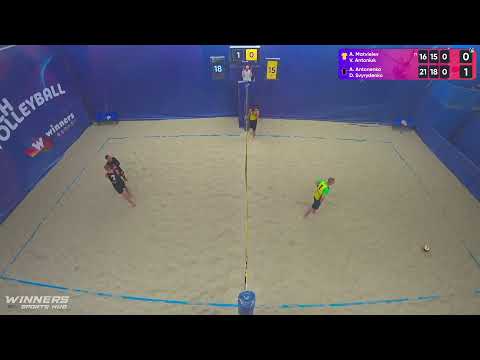 19:15 A. Matvieiev / V. Antoniuk - A. Antonenko / D. Svyrydenko 16.07.2022 |Winners Beach Volleyball