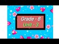 Grade 8 English Unit 3 Audio Eela Excellentenglish