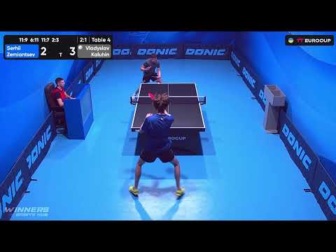 18:00 Serhii Zemiantsev - Vladyslav Kaluhin 03.10.2023 TT Euro.Cup Star. TABLE 4