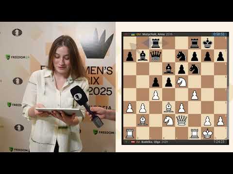 🇦🇹 Badelka Olga 1:0 Muzychuk Anna 🇺🇦 | Women’s Grand Prix | Leg 4 | Cyprus | Round 7