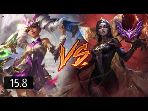 Haze 8D Qiyana vs LeBlanc (MID) | EUW Master Patch 15.8