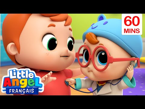 Bébé Louis Joue au Docteur | @LeMondedeLittleAngelFrançais-C | Dessin Animé