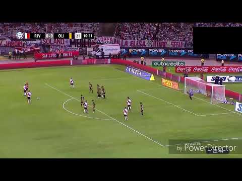River 2 Olimpo 0 ( Goles de Scocco) Fecha 14 Superliga Argentina 2018.