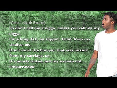 Isaiah Rashad - Ronnie Drake (ft. SZA) - Lyrics