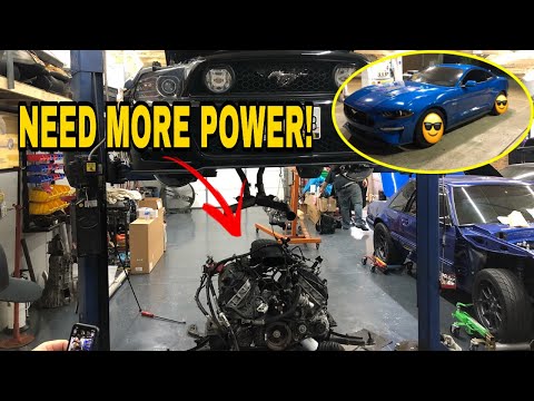 S197 Mustang Coyote Gen 3,2,1 Engine swap begins/2020 Mustang Gets new Wheels!