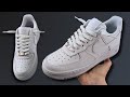 HOW TO LOOSE LACE NIKE AIR FORCE 1s BEST WAY