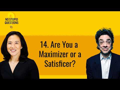 14. Are You a Maximizer or a Satisficer? | No Stupid Questions