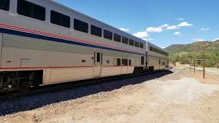 preview picture of video 'Amtrak 3 Canyoncito, NM'