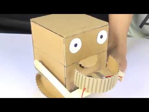 How To Make Robot Piggy Bank From Cardboard DIY | 9th creative