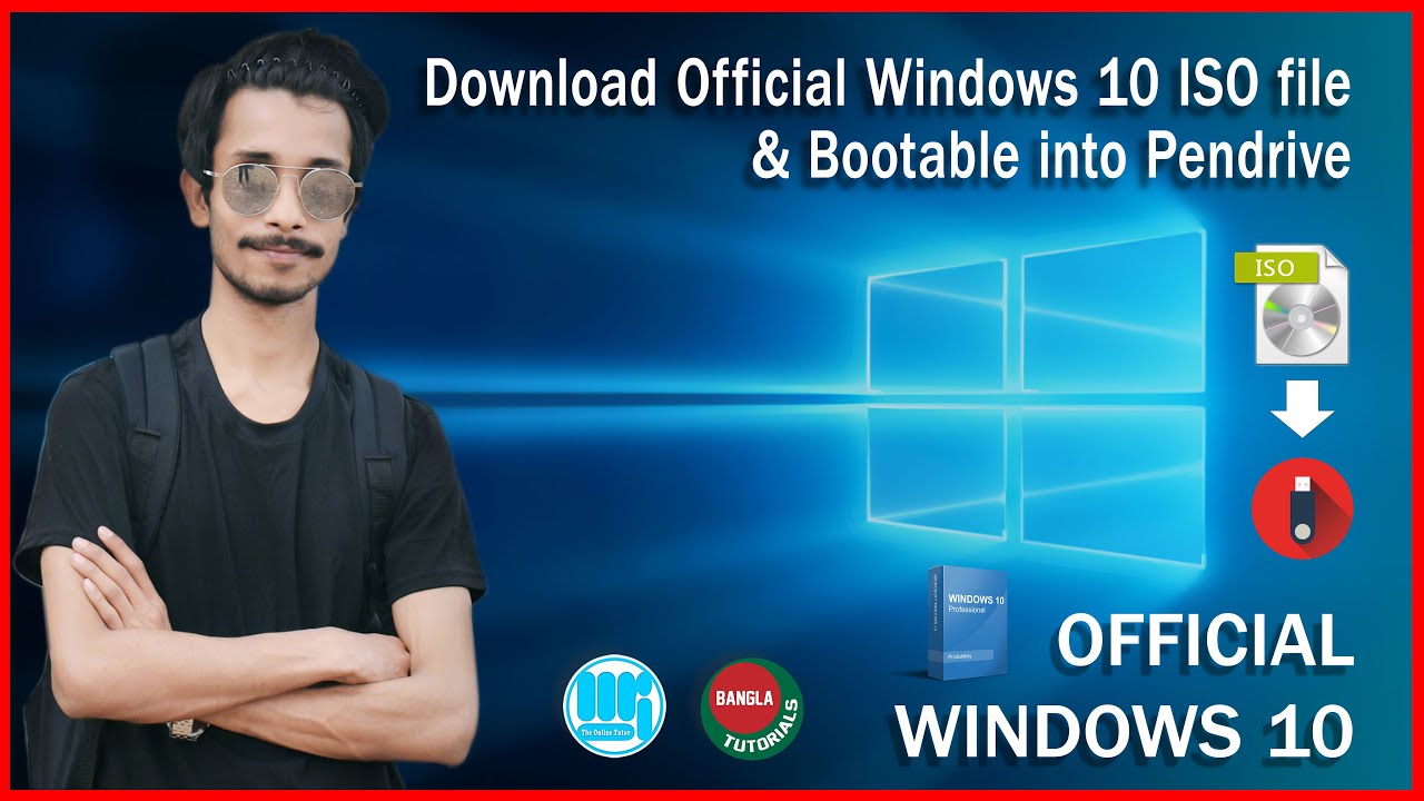 Download Official Windows 10 ISO file and Bootable Pendrive || Latest Version || Full Free.