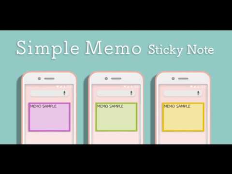 Home screen Memo Sticky Note