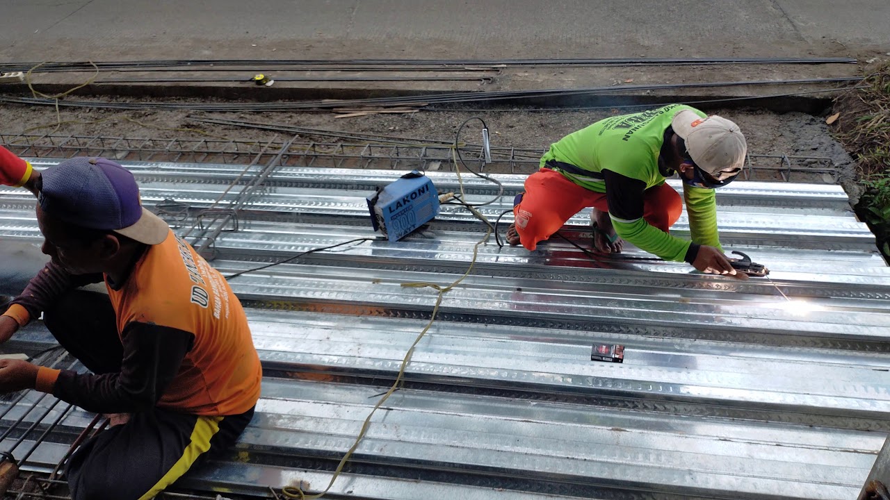 cara memasang bondek yg benar untuk jembatan by USJ
