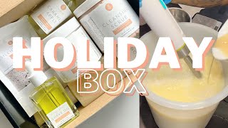 The Making of my Holiday Box! - Handmade Skincare
