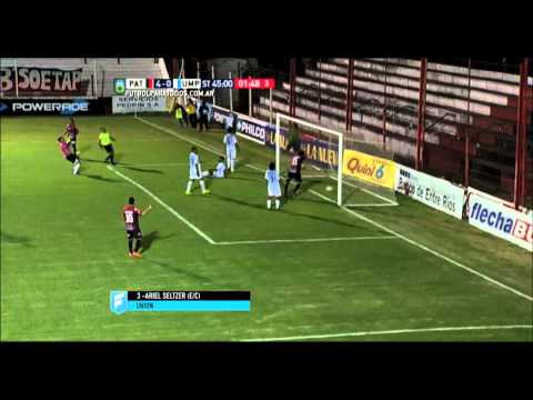 Gol de Seltzer (e/c). Patronato 4 - Unión (MDP) 0. Fecha 6. Primera División 2015. FPT.