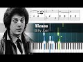Billy Joel - Vienna - Accurate Piano Tutorial with Sheet Music