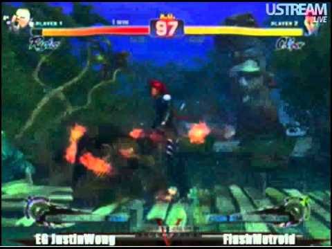 Seasons Beatings Redemption SSF4 Finals bracket EG Justin Wong vs FlashMetroid