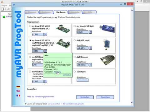 den Atmel AVR ATtiny13 mit SiSy programmieren