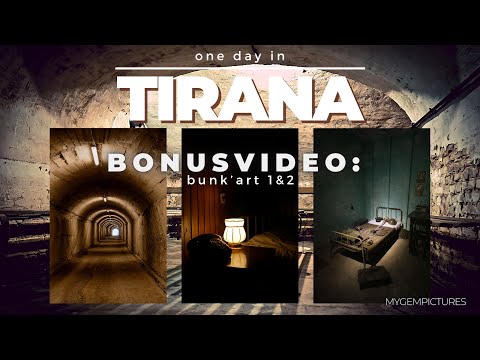 ONE DAY IN TIRANA (ALBANIA) | 4K 60FPS | BONUSVIDEO: From Nuclear Shelter to Museum of Memory