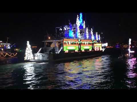 Dahan Family at the boat parade Newport Beach 2017