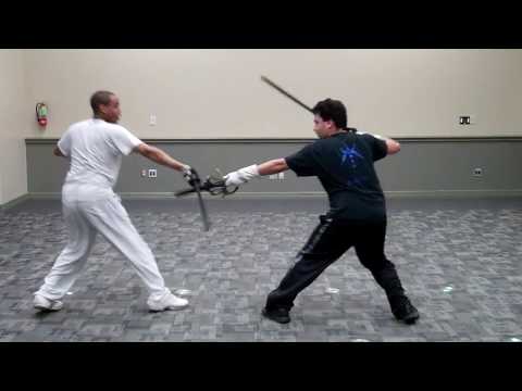 Straight Dao vs Rapier and Main Gauche – Enclosed Sword Fight