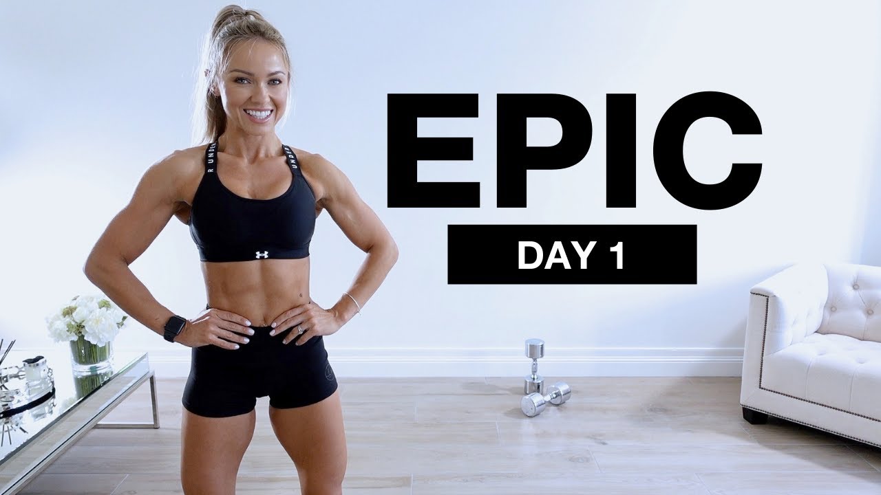 DAY 1 of EPIC | Bodyweight & Dumbbell Lower Body Workout thumnail