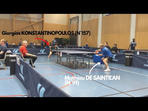 NATIONALE 1 | Mathieu DE SAINTILAN vs Giorgos KONSTANTINOPOULOS | HIGHLIGHTS