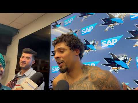 Reaves on Getting Knocked Down by Olivier, Coming Back | Sharks vs. Blue Jackets Post-Game (1.6.26)