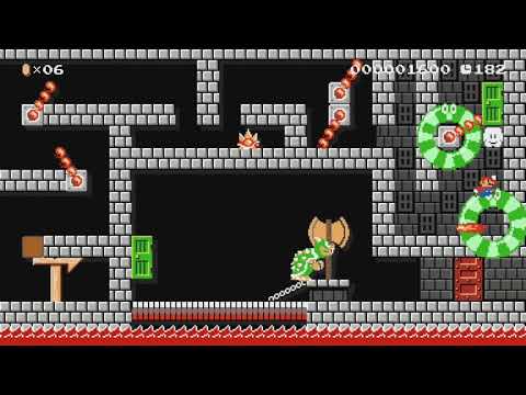 Super Mario MINI 【Ｗ１－４】 by ありゃ - Super Mario Maker - No Commentary 1bv