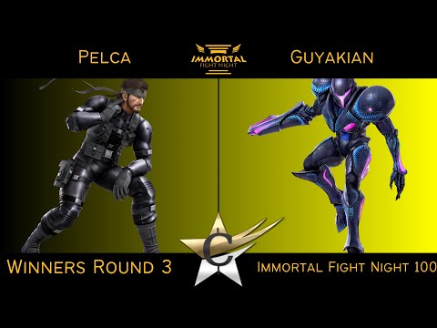 Immortal Fight Night 100 Winners Round 3 - Pelca (Snake) vs Guyakian (Dark Samus) Smash Ultimate - S