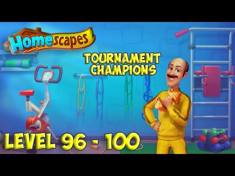 Homescapes Tournament of Champions level 96 - 100 [ Playrix ] HD