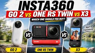 Insta360 GO 2 vs ONE RS Twin vs X3 – Comparison Test