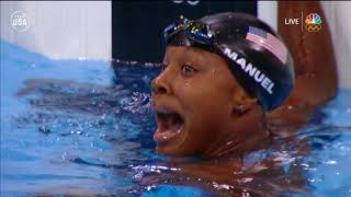 Simone Manuel Sets An Olympic Record In Rio  Gold 