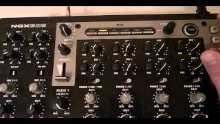 Video thumbnail for Demo/Review: Behringer NOX606 mixer filters and fx - part 2 by Todd Konix