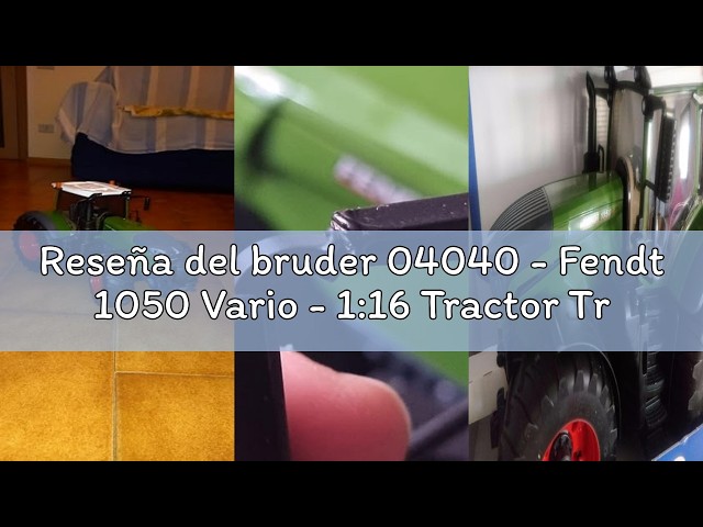Vídeo relacionado con bruder 04040 - Fendt 1050 Vario - 1:16 Tractor Tractor, bulldog, agricultura, granja, forestal, bworld, remolque