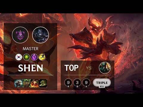 Shen Top vs Gangplank - KR Master Patch 10.9